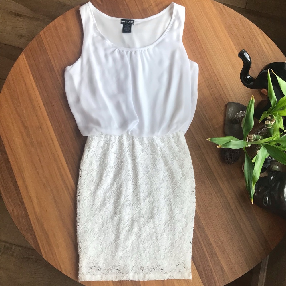 NWOT White Lace Dress 🤍